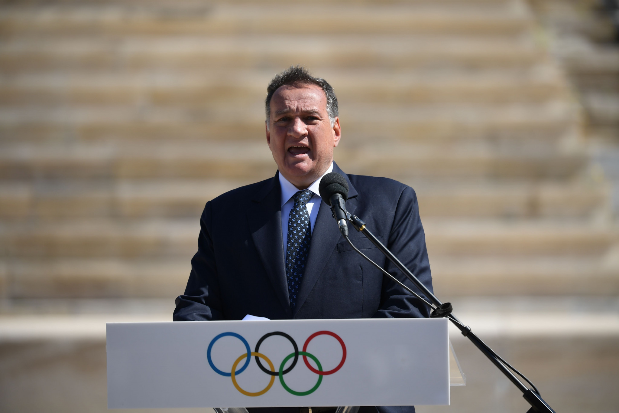 Spyros Capralos had declared after being elected as EOC President last year "hopefully we will be moving to the west" from the 2027 European Games ©Getty Images