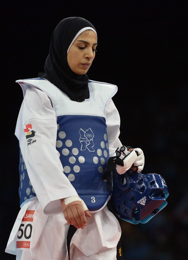 gypt's Seham Elsawalhy secured her place at Rio 2016 yesterday