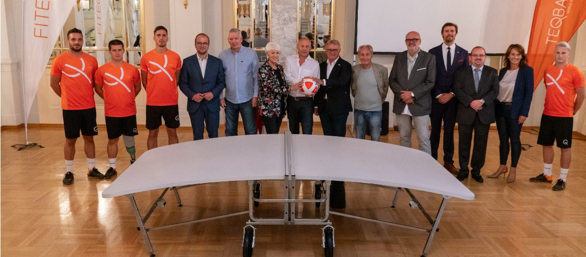 FITEQ visited Sport Austria, the Austrian Paralympic Committee and the Austrian Teqball Federation to help develop teqball in the European country ©FITEQ