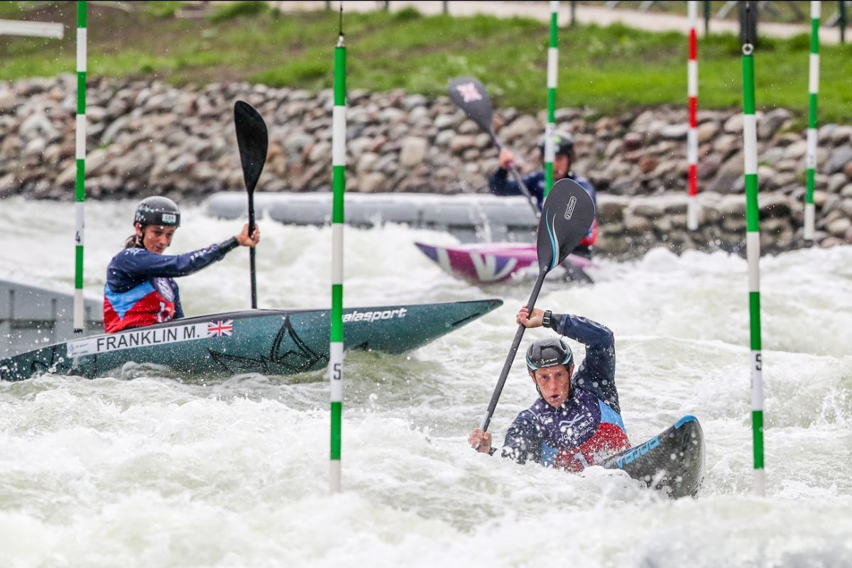 Mallory Franklin was part of the British team that won the women's K1 final ©ICF