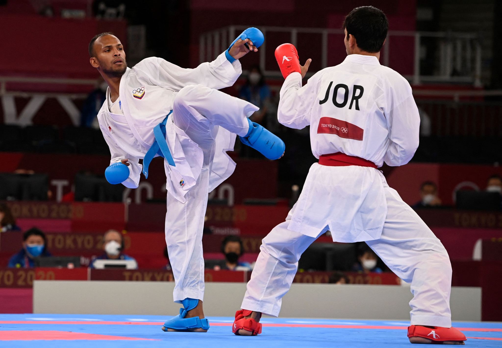 Karate made its Olympic debut at Tokyo 2020 but has not retained its place at the Games ©Getty Images