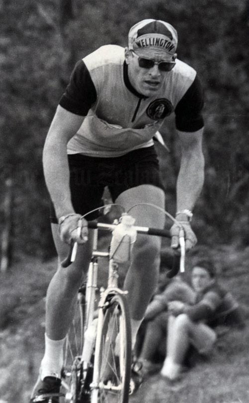 Harry Kent, who has died at the age of 74, continued to cycle for the rest of his life ©Facebook