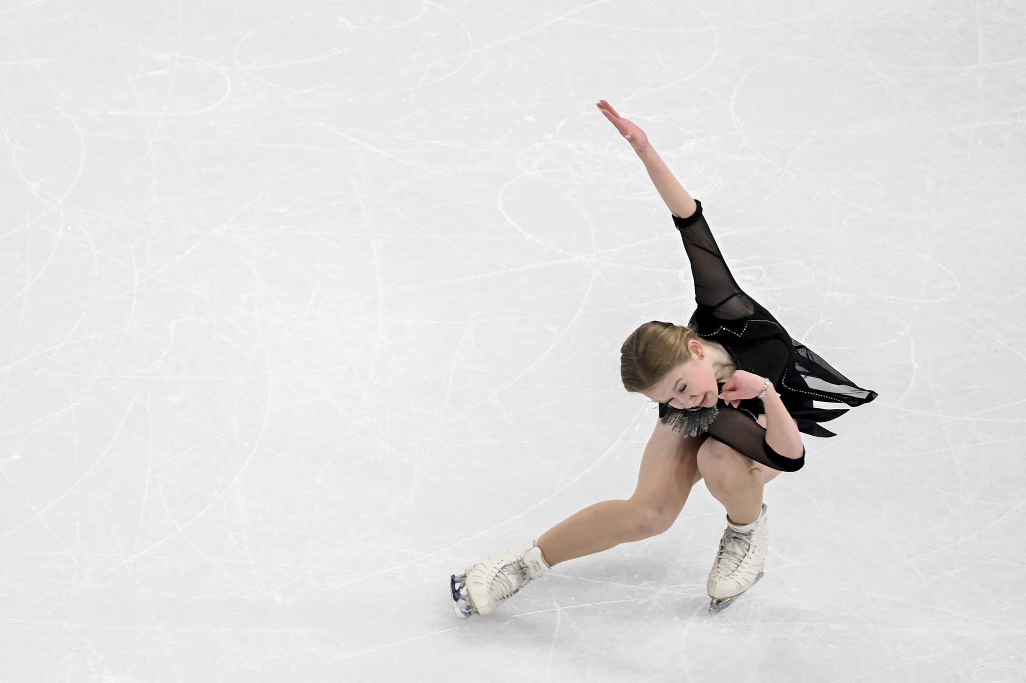 Ekaterina Kurakova put together an impressive free skating routine to climb to second ©Getty Images