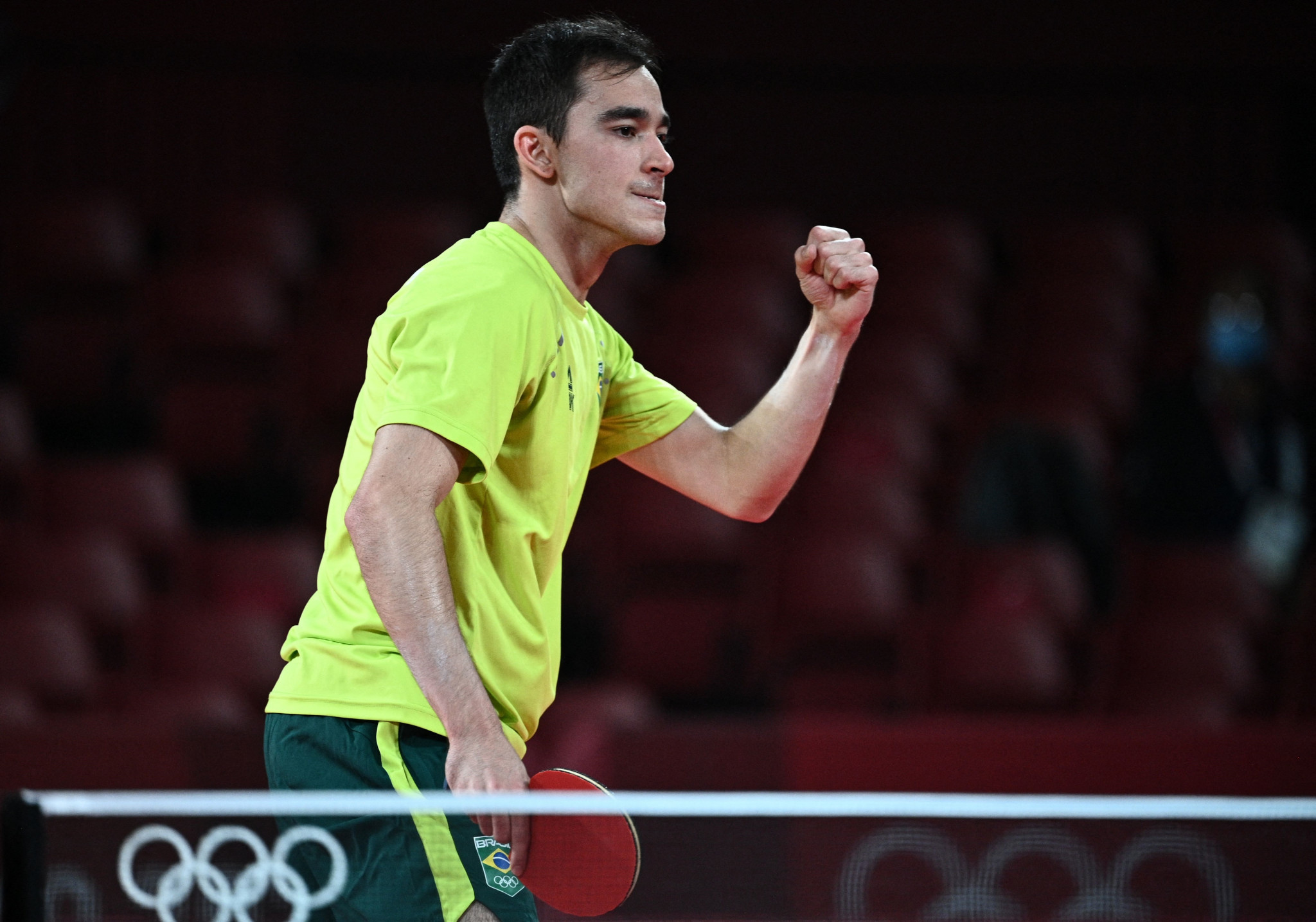Hugo Calderano dug deep to overcome Darko Jorgić in the men's singles final in Doha ©Getty Images