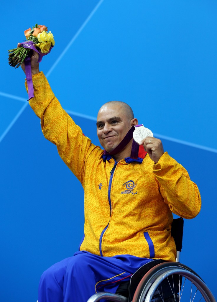 Moises Fuentes Garcia won a swimming silver for his country in the British capital