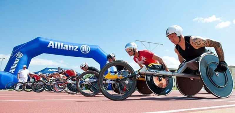 Allianz will continue their longstanding partnership with the Paralympics ©Allianz