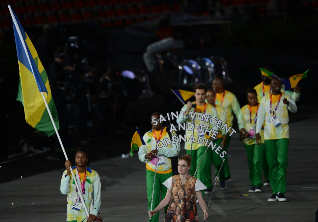 Saint Vincent and The Grenadines sent a three-strong delegation to London 2012 ©AFP/Getty Images
