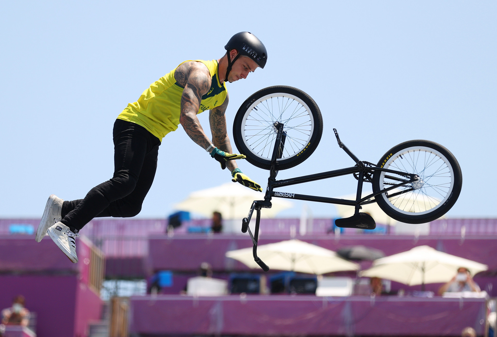 Logan Martin, who won gold at the BMX freestyle at Tokyo 2020, will be aiming to boost his X Games medal tally in Chiba ©Getty Images