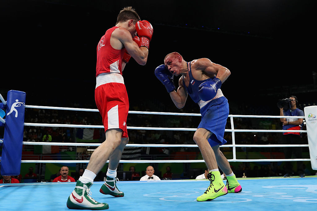 The bantamweight quarter-final between Ireland's Michael Conlan and Vladimir Nikitin of Russia was among the bouts manipulated at Rio 2016 ©Getty Images