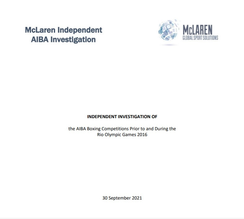 The report lays bare the corruption and manipulation carried out by AIBA officials and judges for years ©MGSS