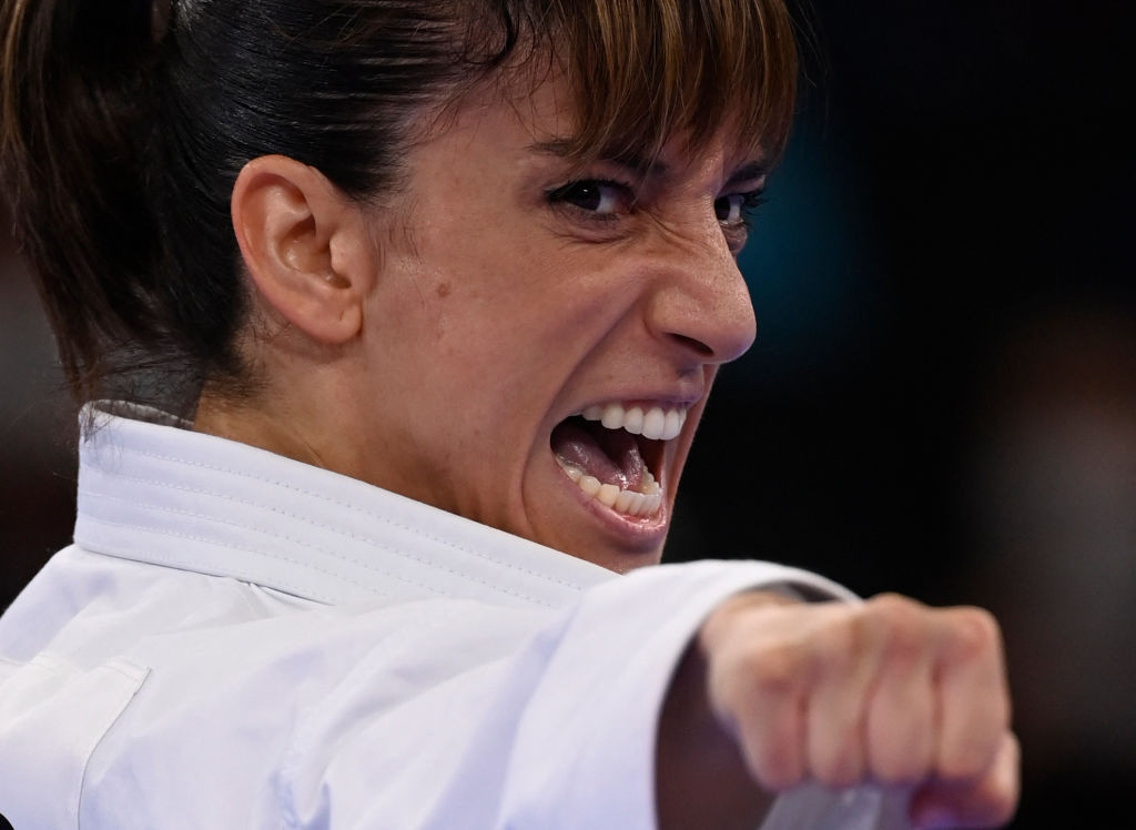 Olympic champion Sandra Sanchez will have the chance to add yet more silverware to her collection after reaching the women's kata final ©Getty Images