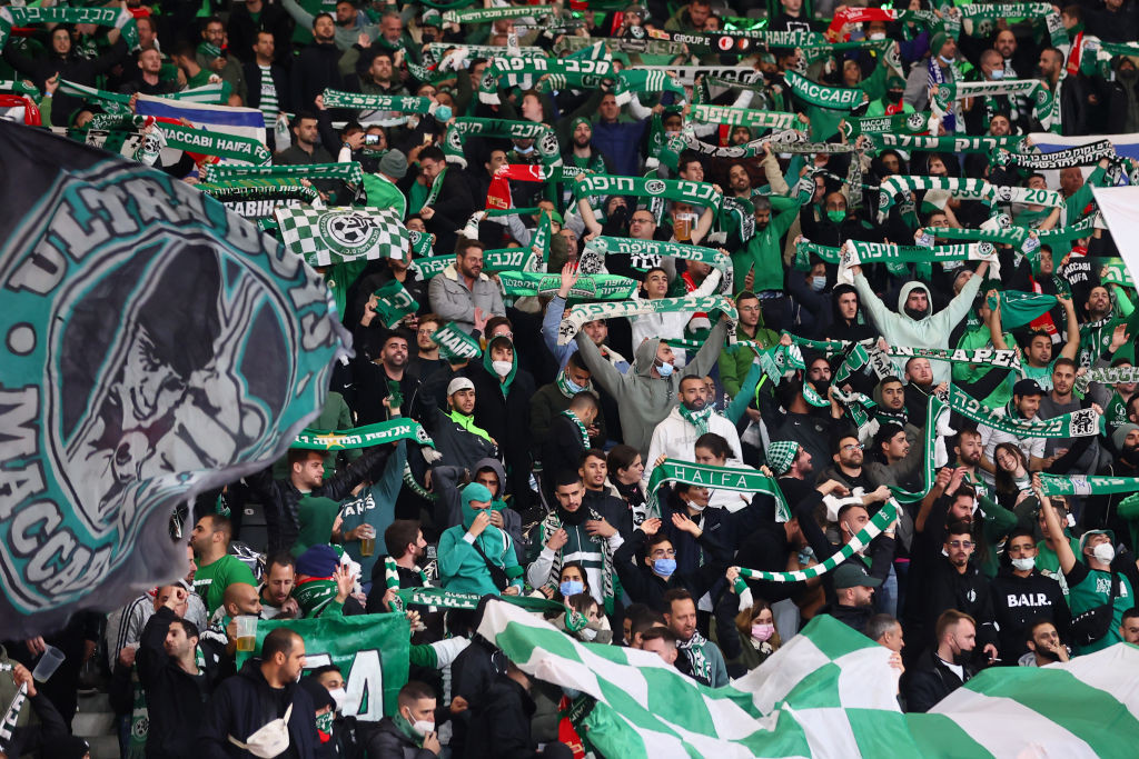 Sections of Union Berlin fans hurled anti-Semitic abuse at Maccabi Haifa supporters in a match last week ©Getty Images 