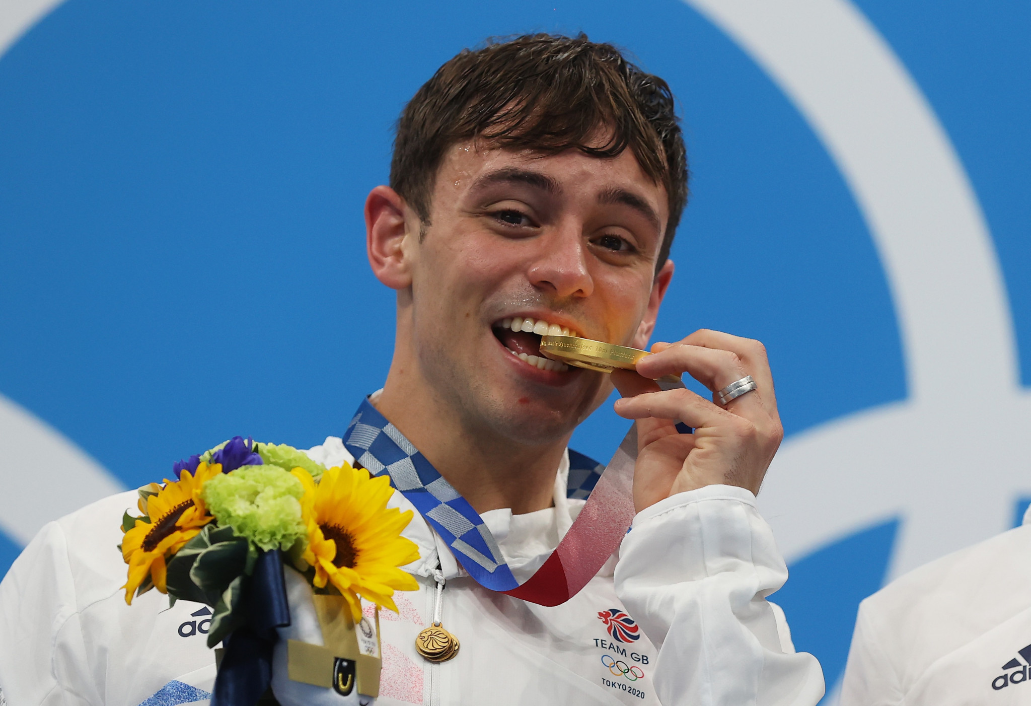 Tom Daley has revealed that he spent 10 hours in hospital after contracting COVID-19 in January ©Getty Images