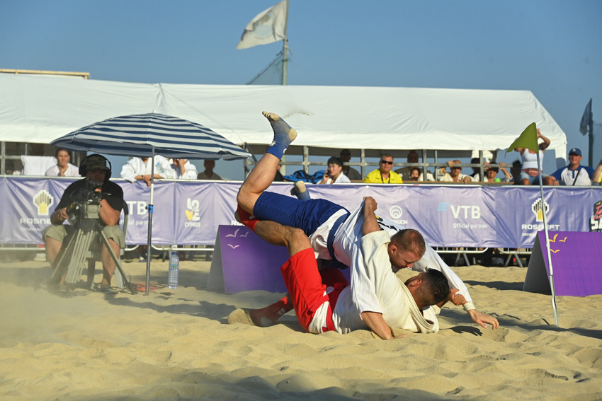 Cyprus hosted the inaugural World Beach Sambo Championships earlier this year ©FIAS