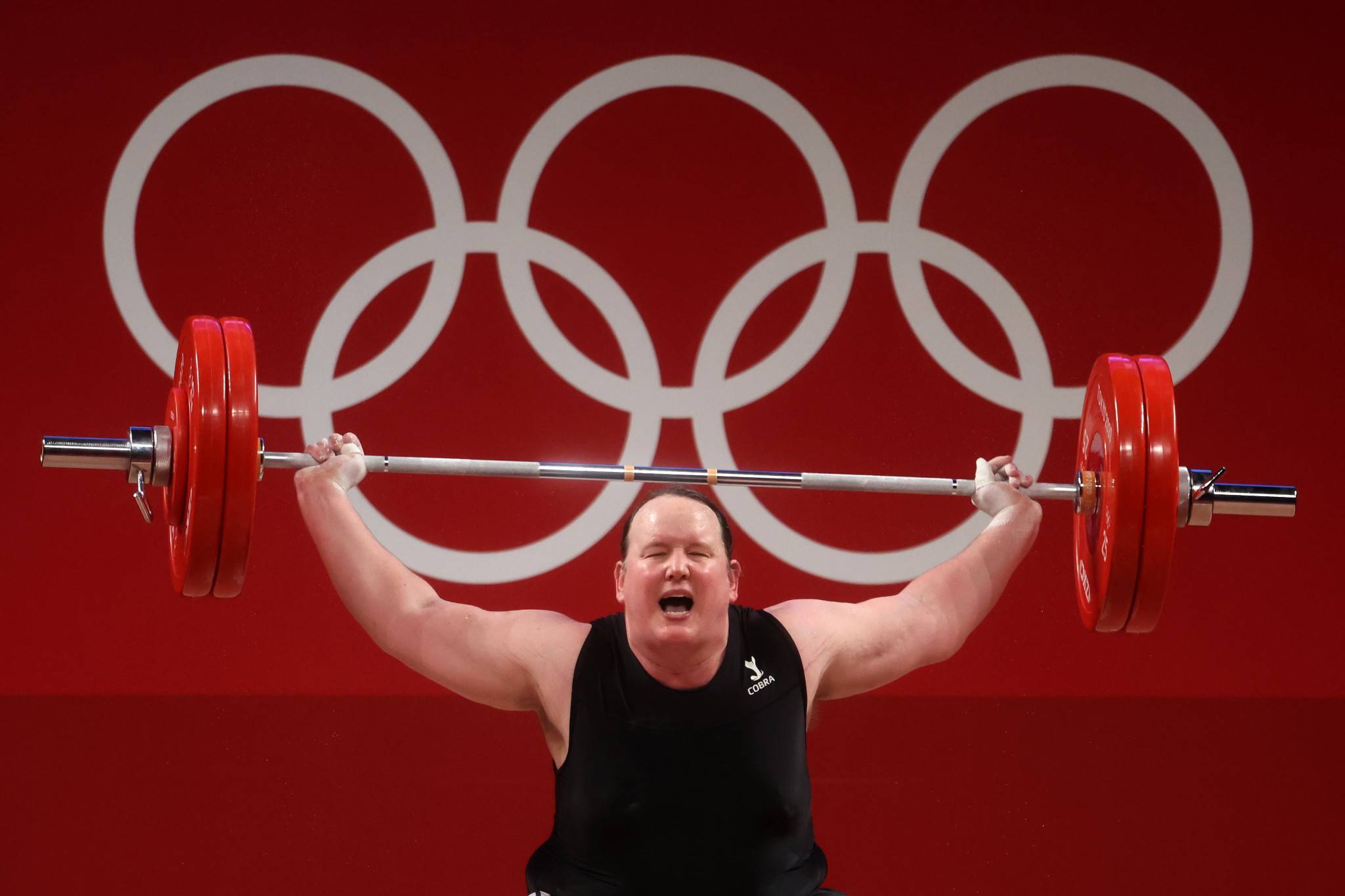 Laurel Hubbard became the first openly trans woman to feature at the Olympics at Tokyo 2020 ©Getty Images