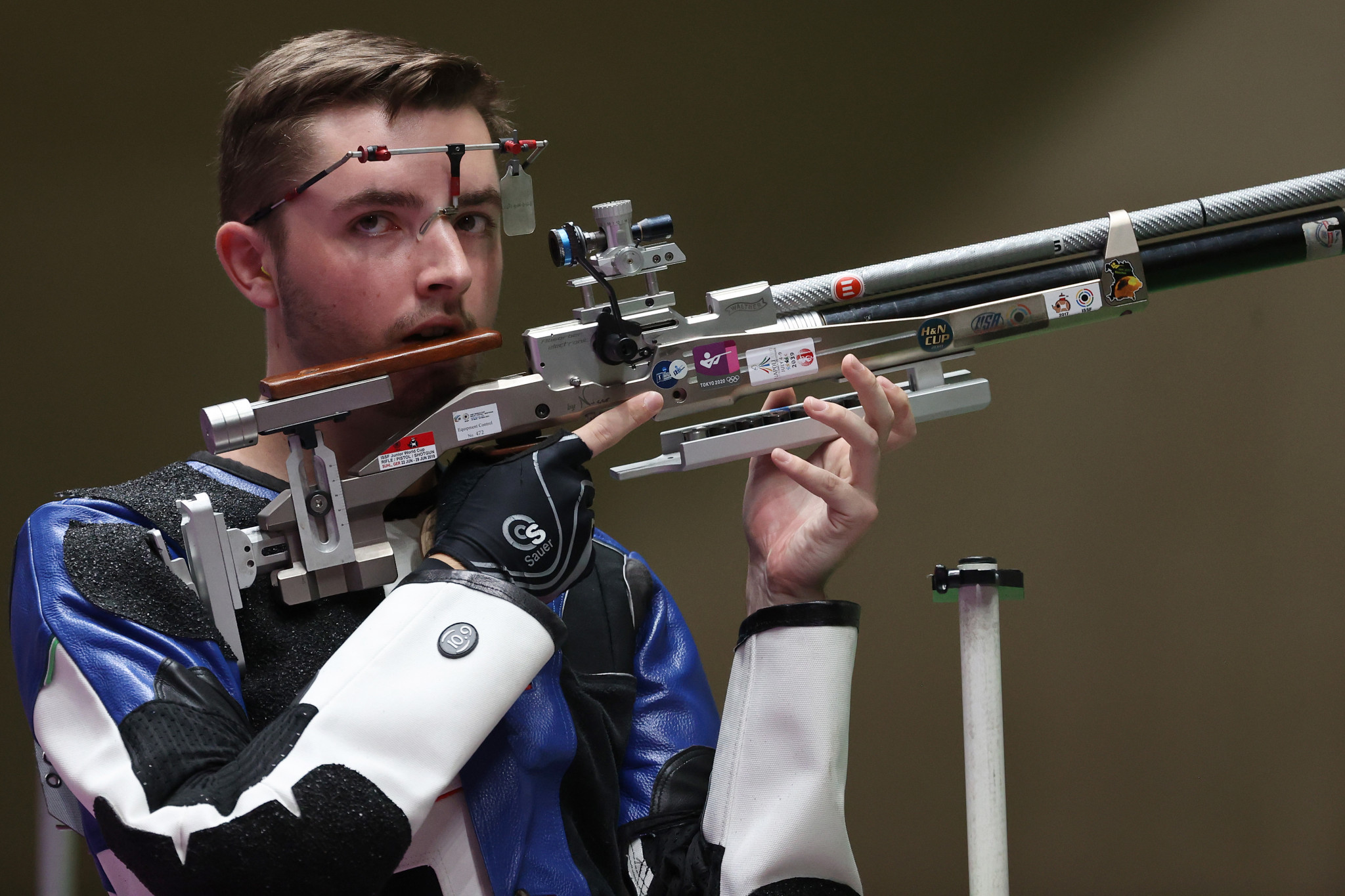 William Shaner earned one of the United States'  four gold medals at the ISSF Junior World Championships ©Getty Images