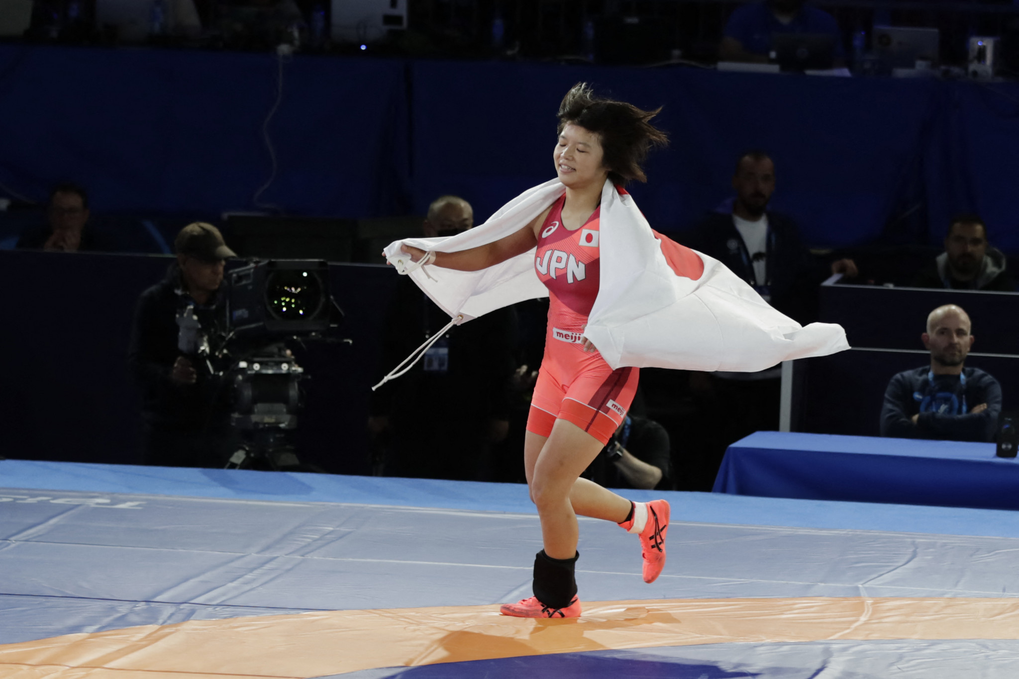 Tsugumi Sakurai won the women's under-55kg final ©Getty Images