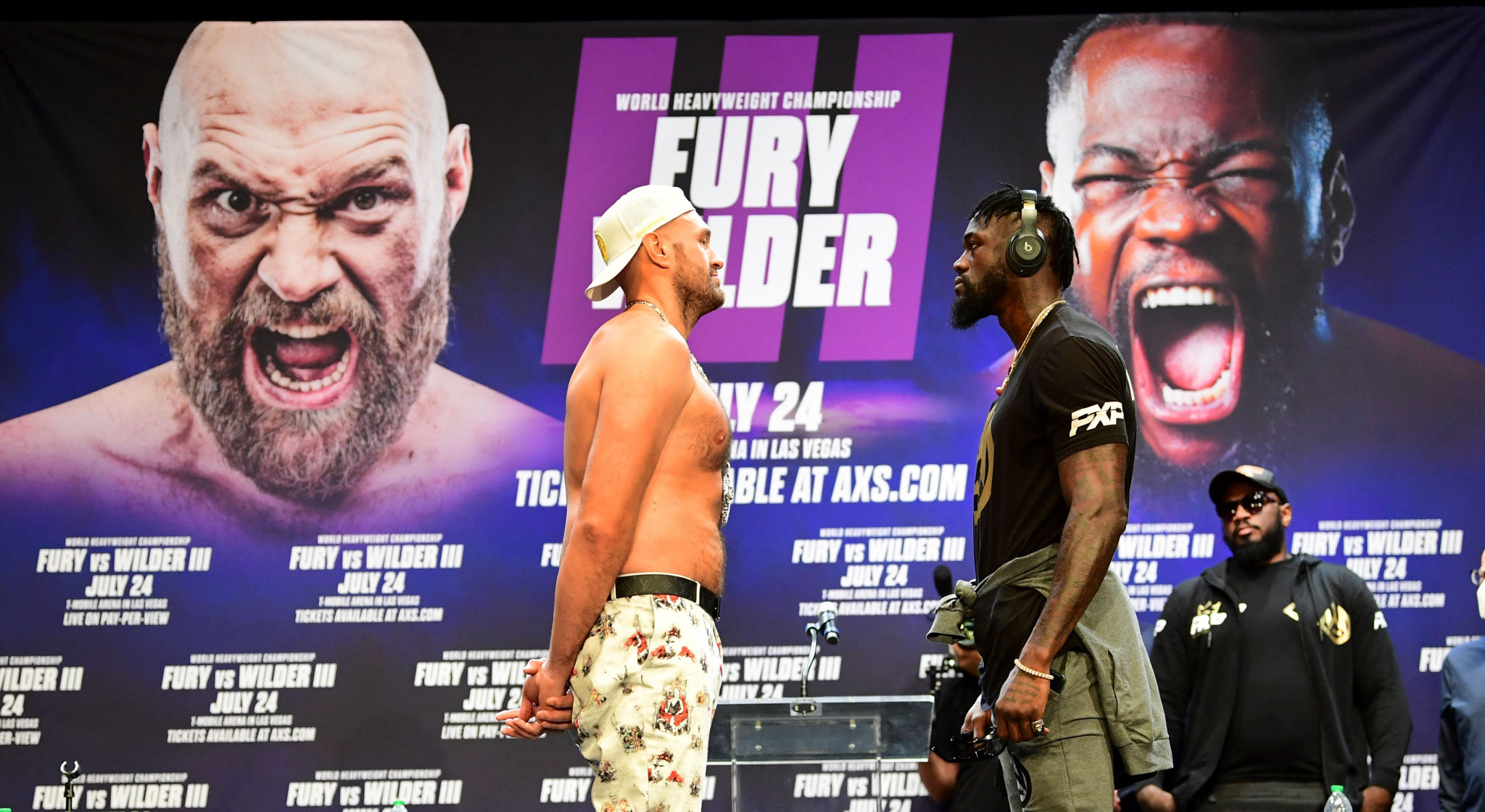 John Rawling is set to commentate on Tyson Fury's, left, third contest against Deontay Wilder, right, on Saturday (October 9) ©Getty Images