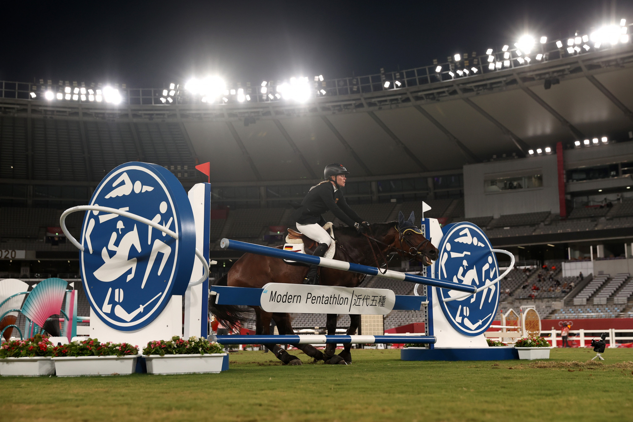 Saint Boy refused to jump in the riding element of the women's modern pentathlon, with coach Kim Raisner sent home from the Olympic Games in disgrace after repeatedly striking the horse ©Getty Images