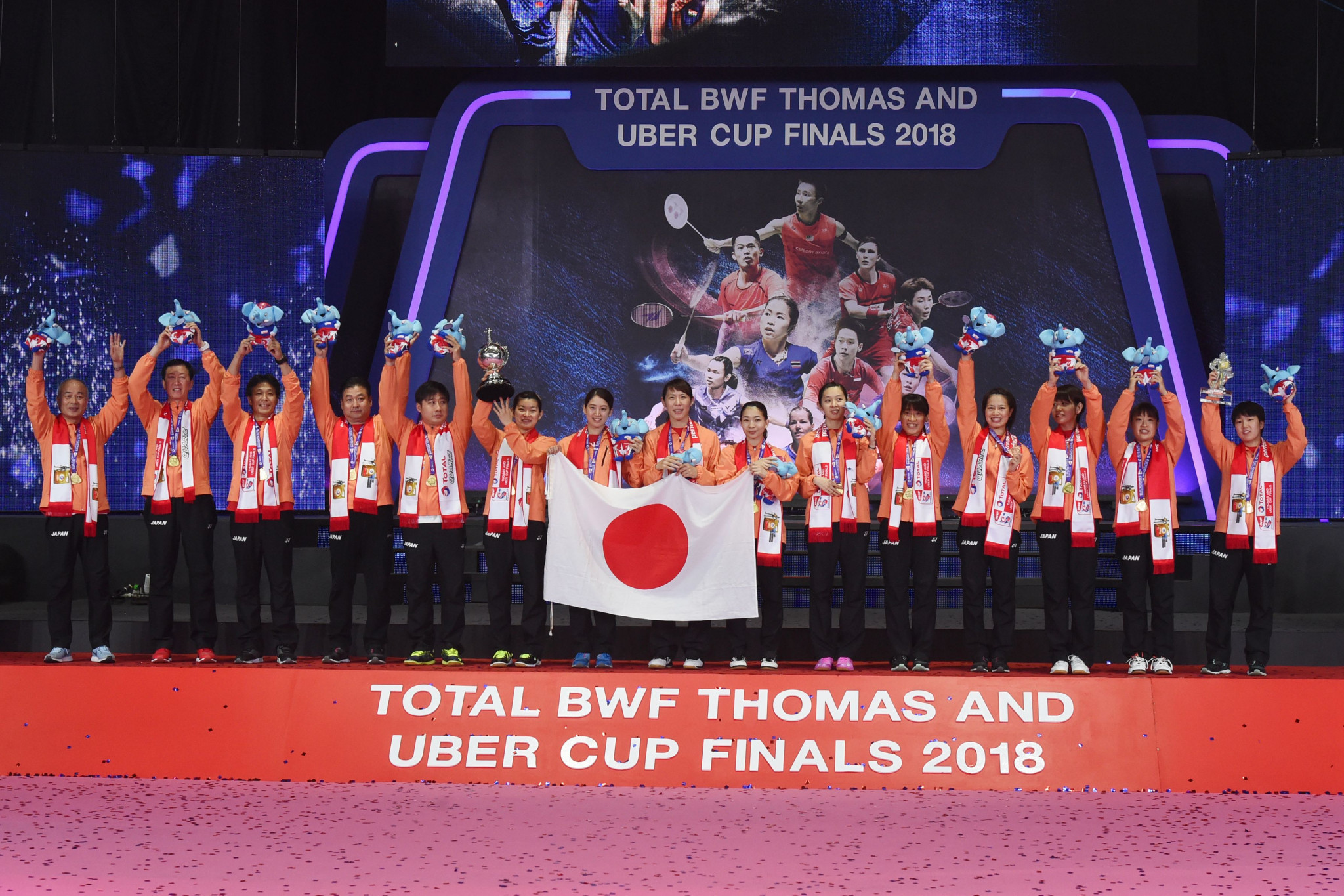 In 2018, Japan won its first Uber Cup since 1981 ©Getty Images