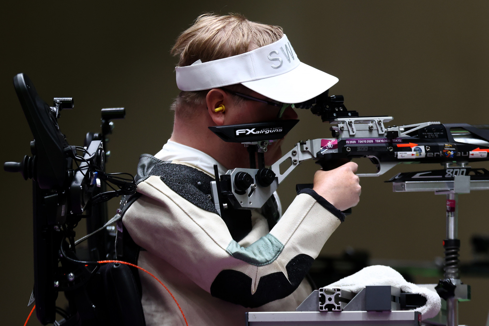 Philip Jönsson won gold for Sweden in the shooting mixed 10m air rifle standing SH2 at Tokyo 2020 ©Getty Images