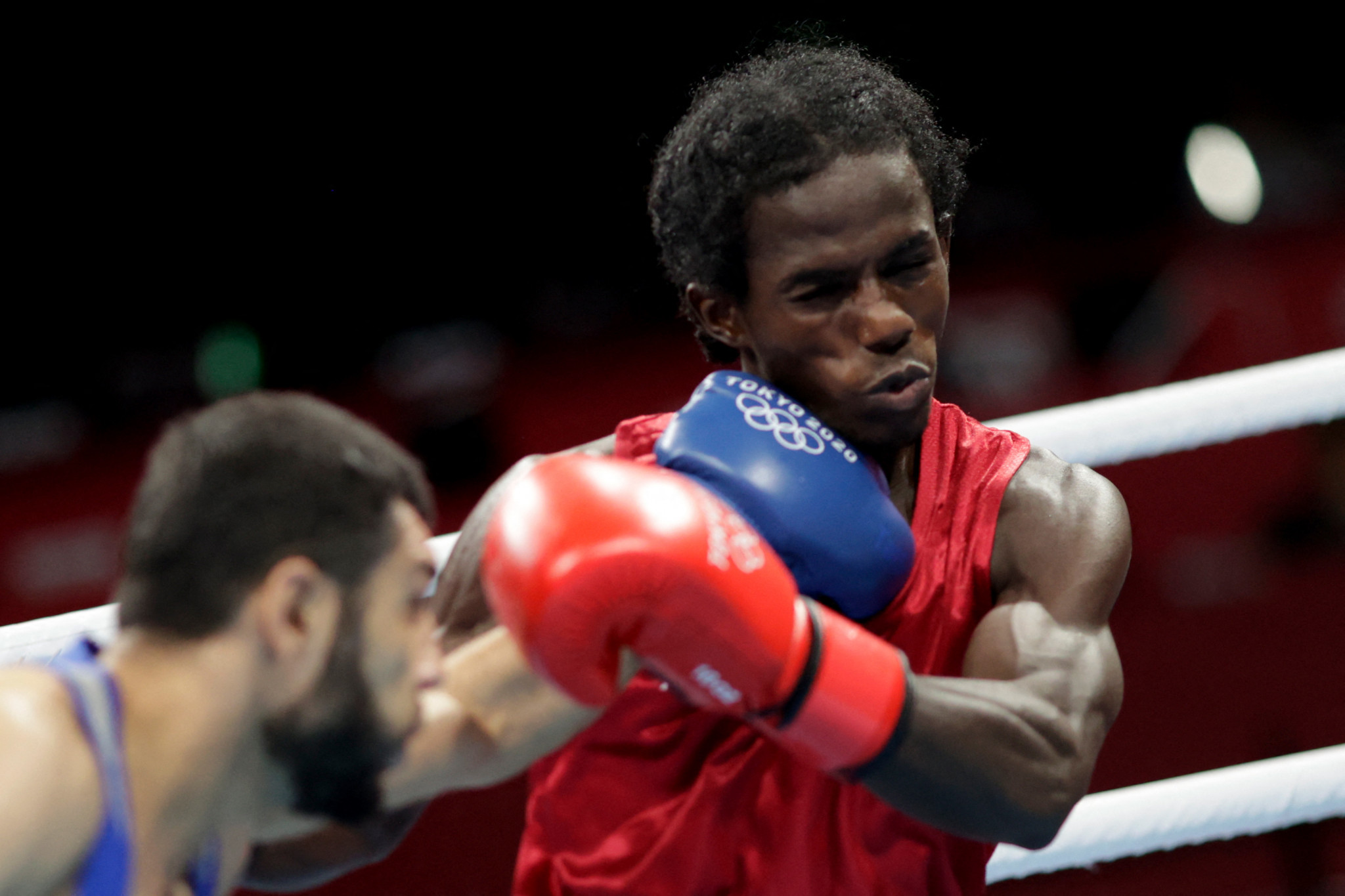 Cape Verde's Daniel Varela de Pina competed in the men's flyweight division at Tokyo 2020 ©Getty Images