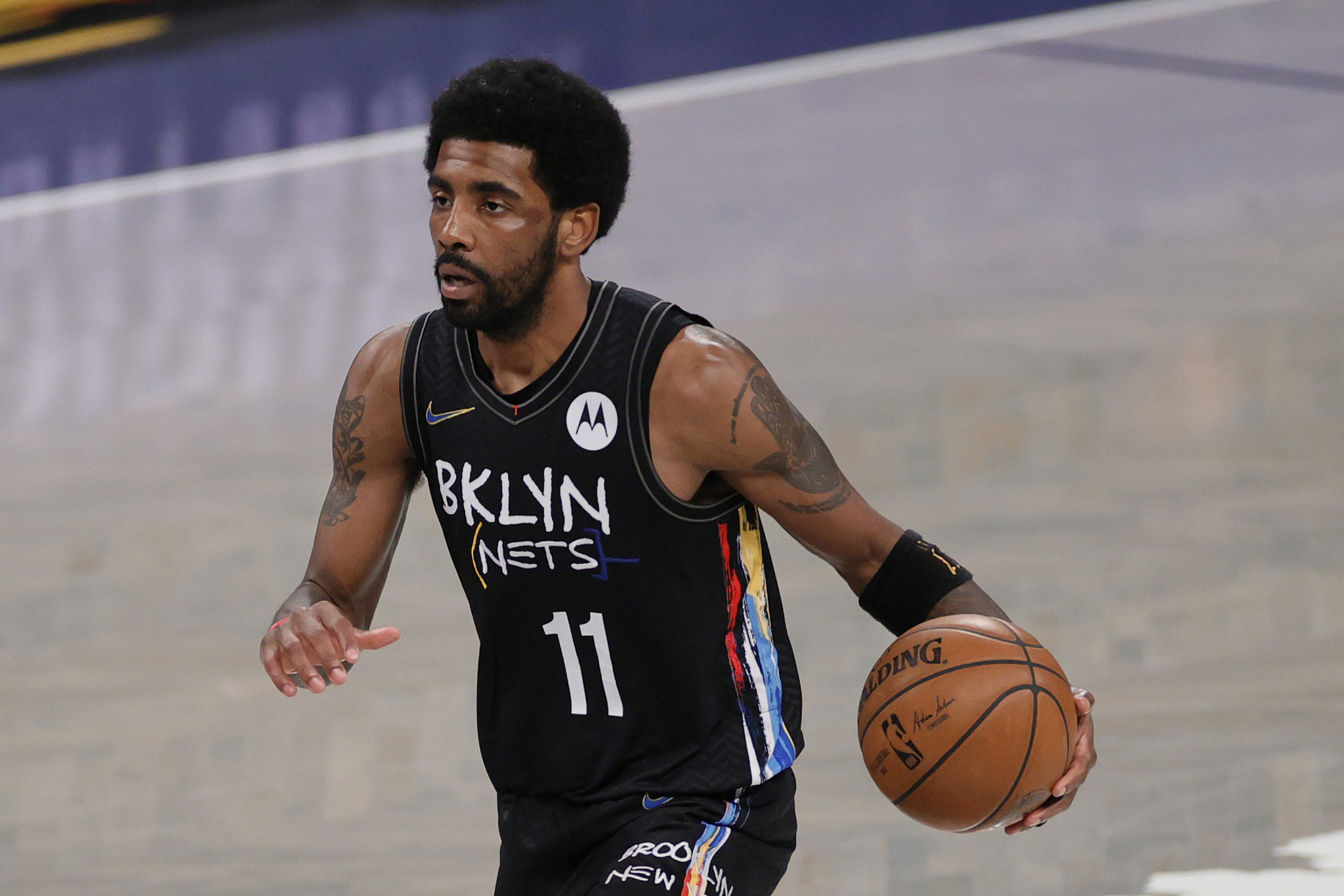 Kyrie Irving is still unable to play in Brooklyn Nets home matches until he is vaccinated ©Getty Images