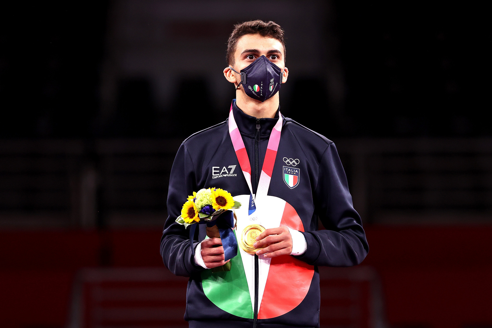 Vito Dell'Aquila won Italy's lone taekwondo medal at Tokyo 2020 ©Getty Images