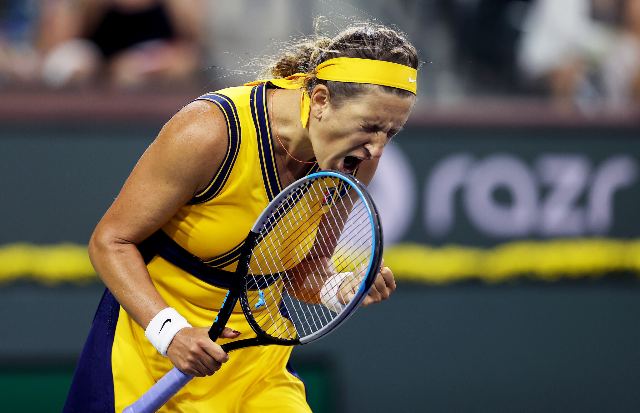 Victoria Azarenka won the Indian Wells Masters women's singles in 2012 and 2016 ©Getty Images