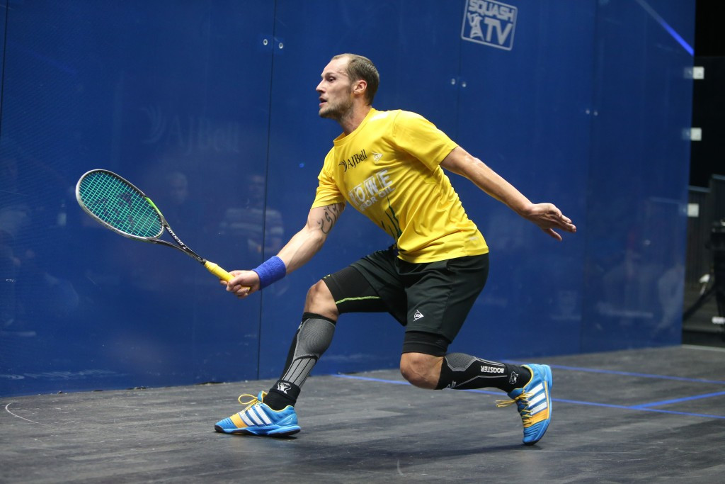 Reigning squash world champion Gregory Gaultier has withdrawn from the upcoming Windy City Open in Chicago after failing to recover from an ankle injury sustained during last month’s J.P. Morgan Tournament of Champions in New York City ©squashpics.com