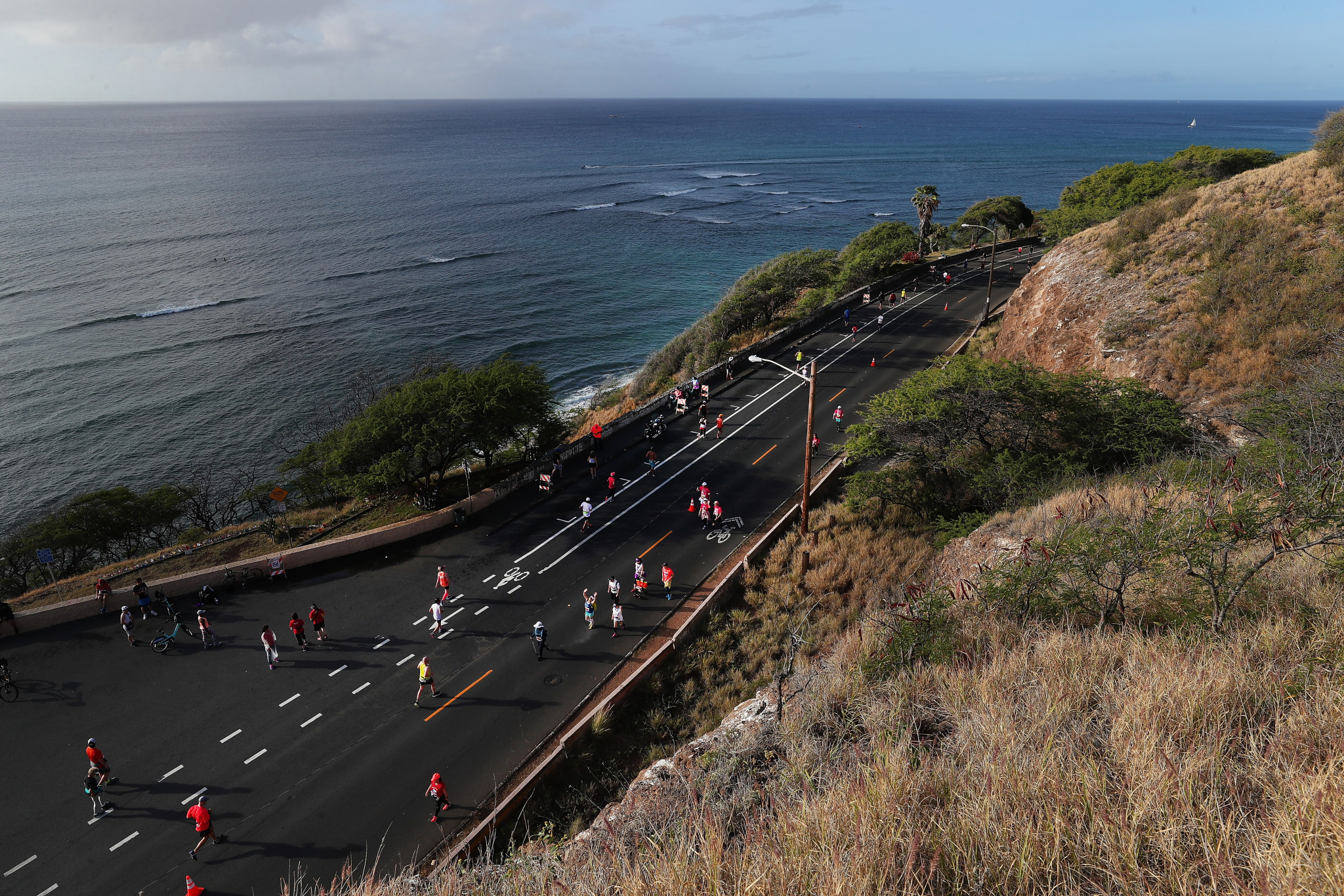 Prior to the 2020 coronavirus-induced cancellation, the Honolulu Marathon had been held every year since 1973 ©Getty Images