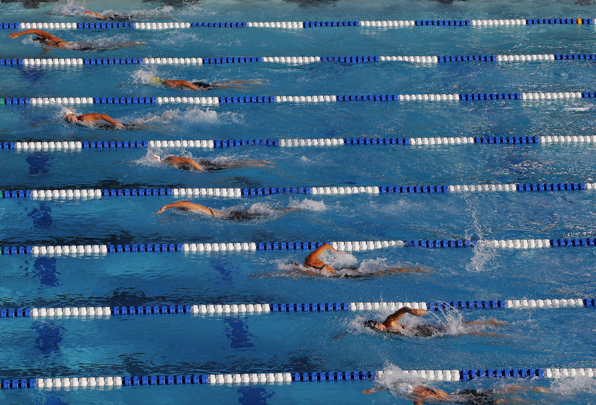 The Think Tank called for a recruiting plan specific to swimming and diving that begins in the final year of high school ©Getty Images