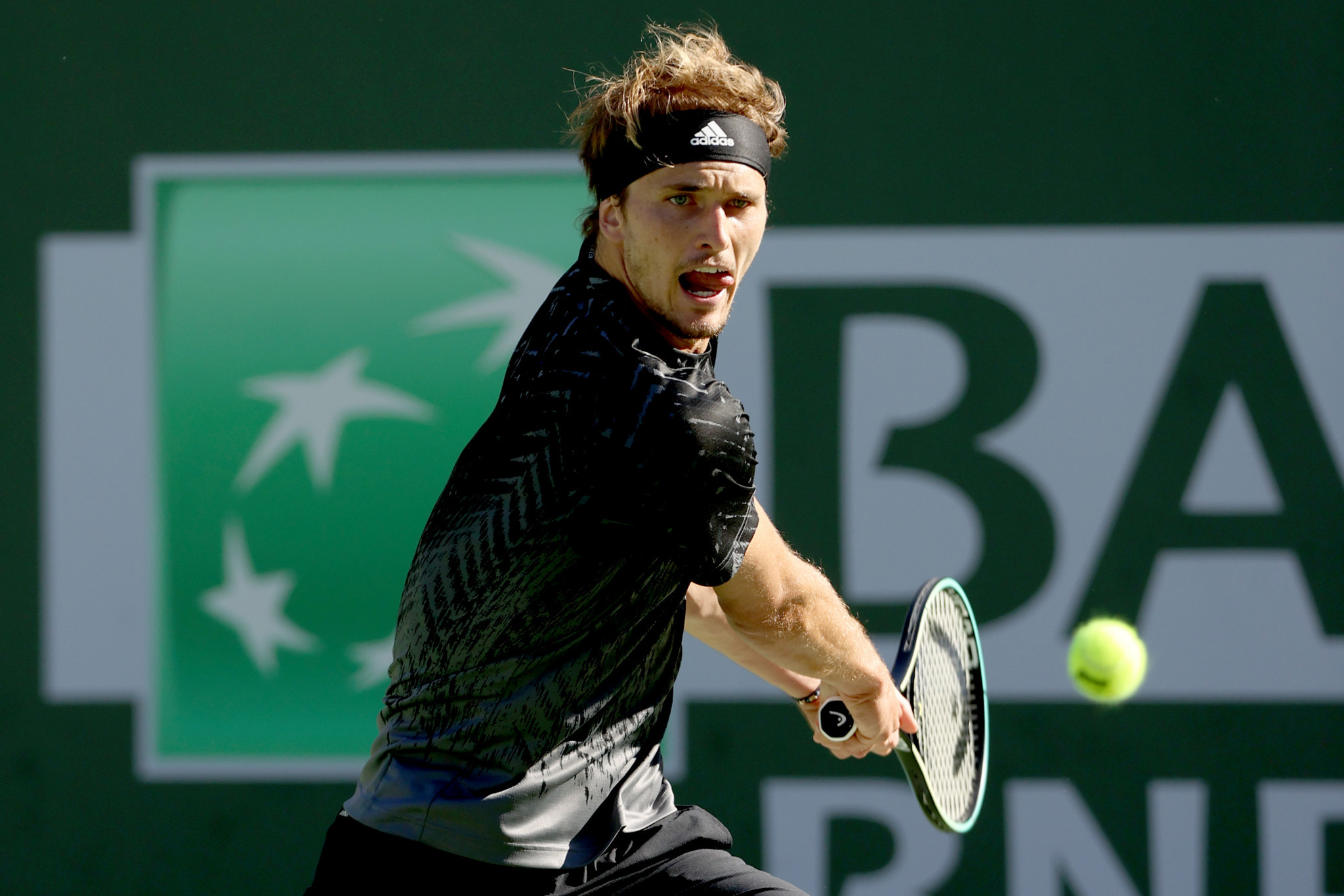 Alexander Zverev blew two match points as he lost in a deciding tiebreak to Taylor Fritz at the Indian Wells Masters ©Getty Images