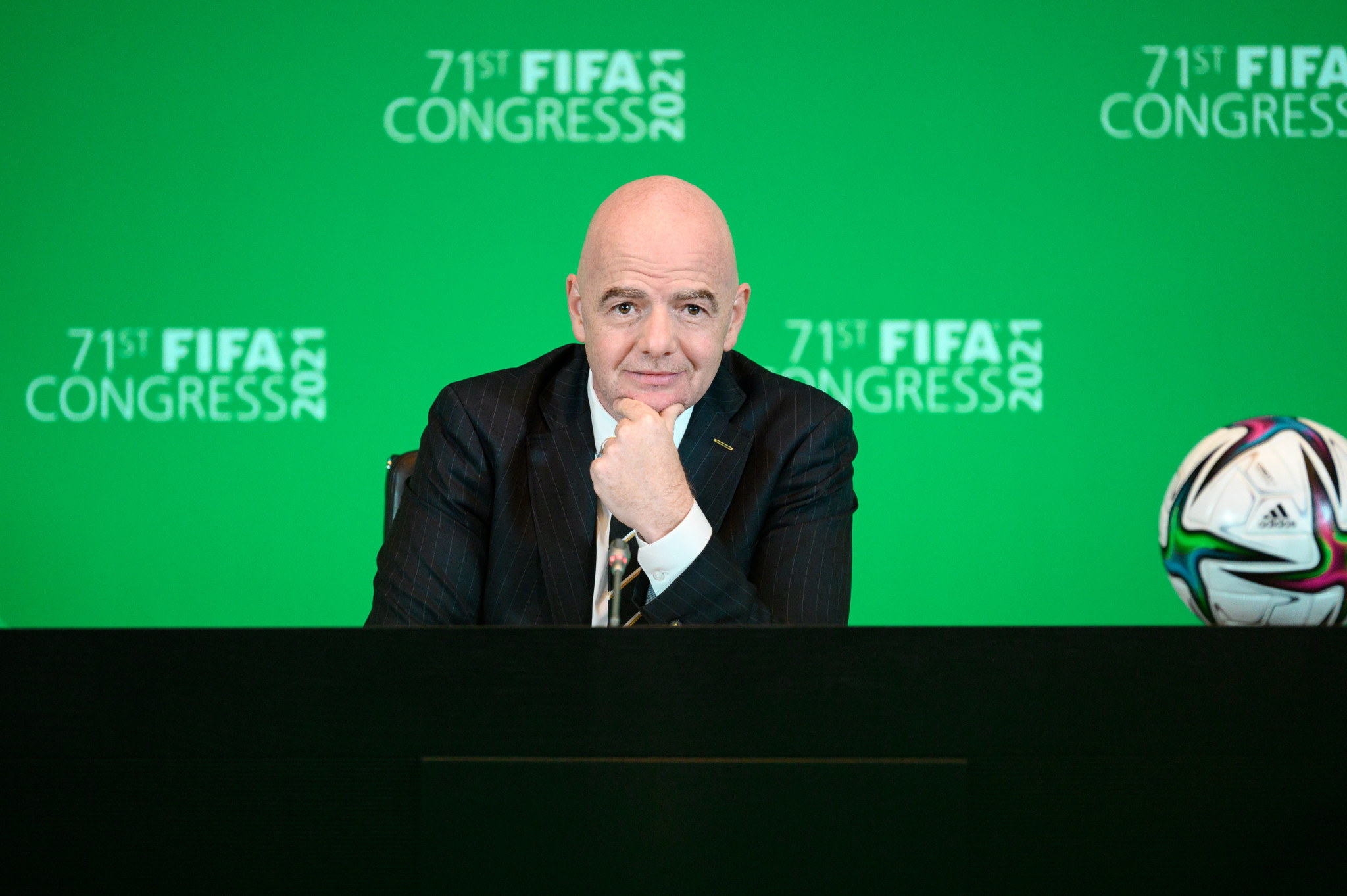 FIFA President Gianni Infantino has insisted a World Cup staged every two years would retain its 