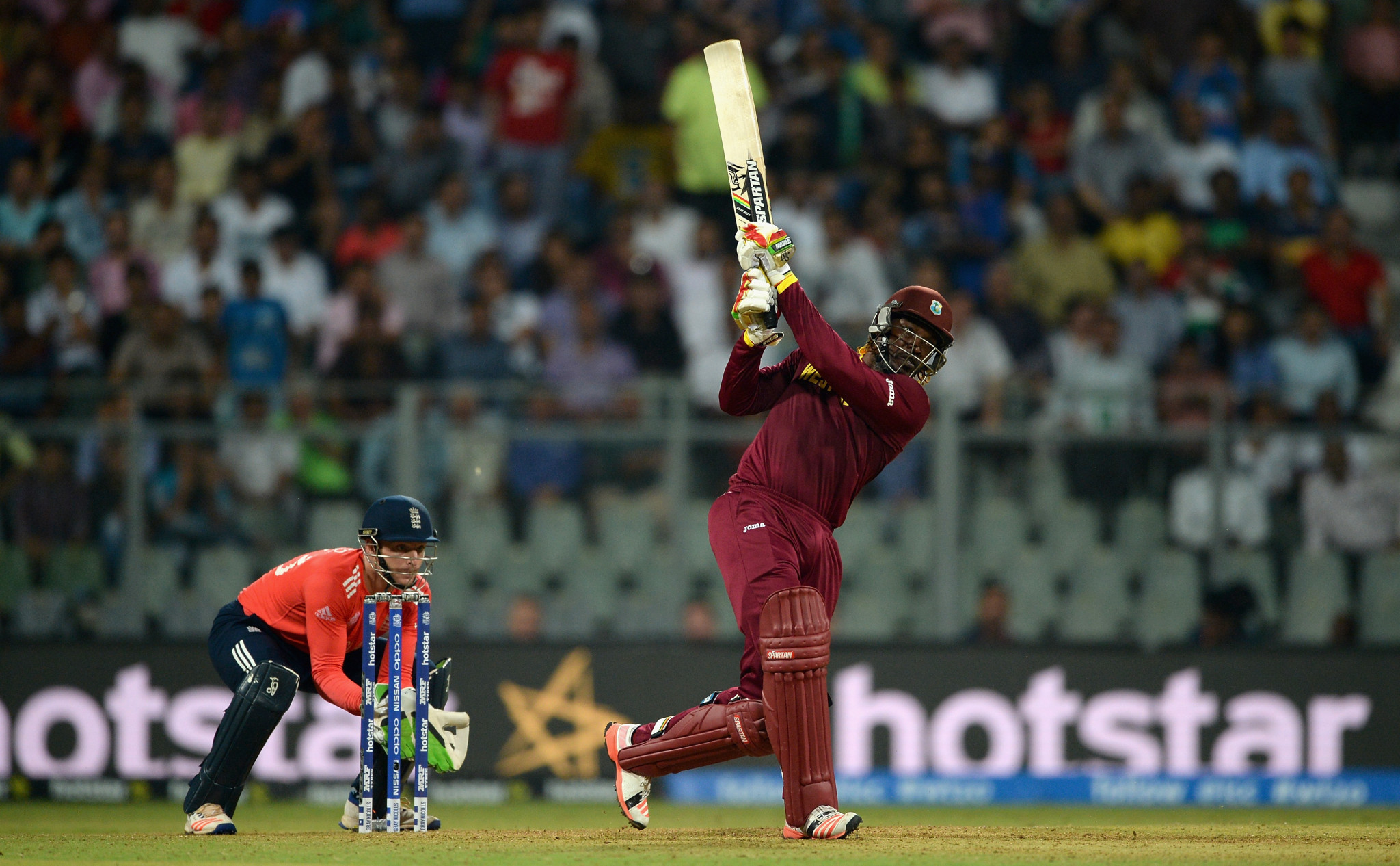 The barnstorming Chris Gayle will be hoping to lead the West Indies to a third T20 ICC World Cup title ©Getty Images