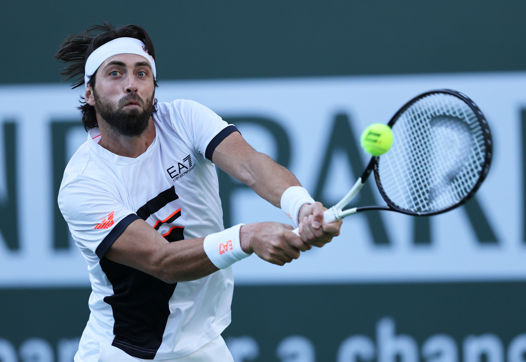 Nikoloz Basilashvili will aim for his sixth title on the ATP Tour and first in a Masters 1000 event after beating Taylor Fritz ©Getty Images