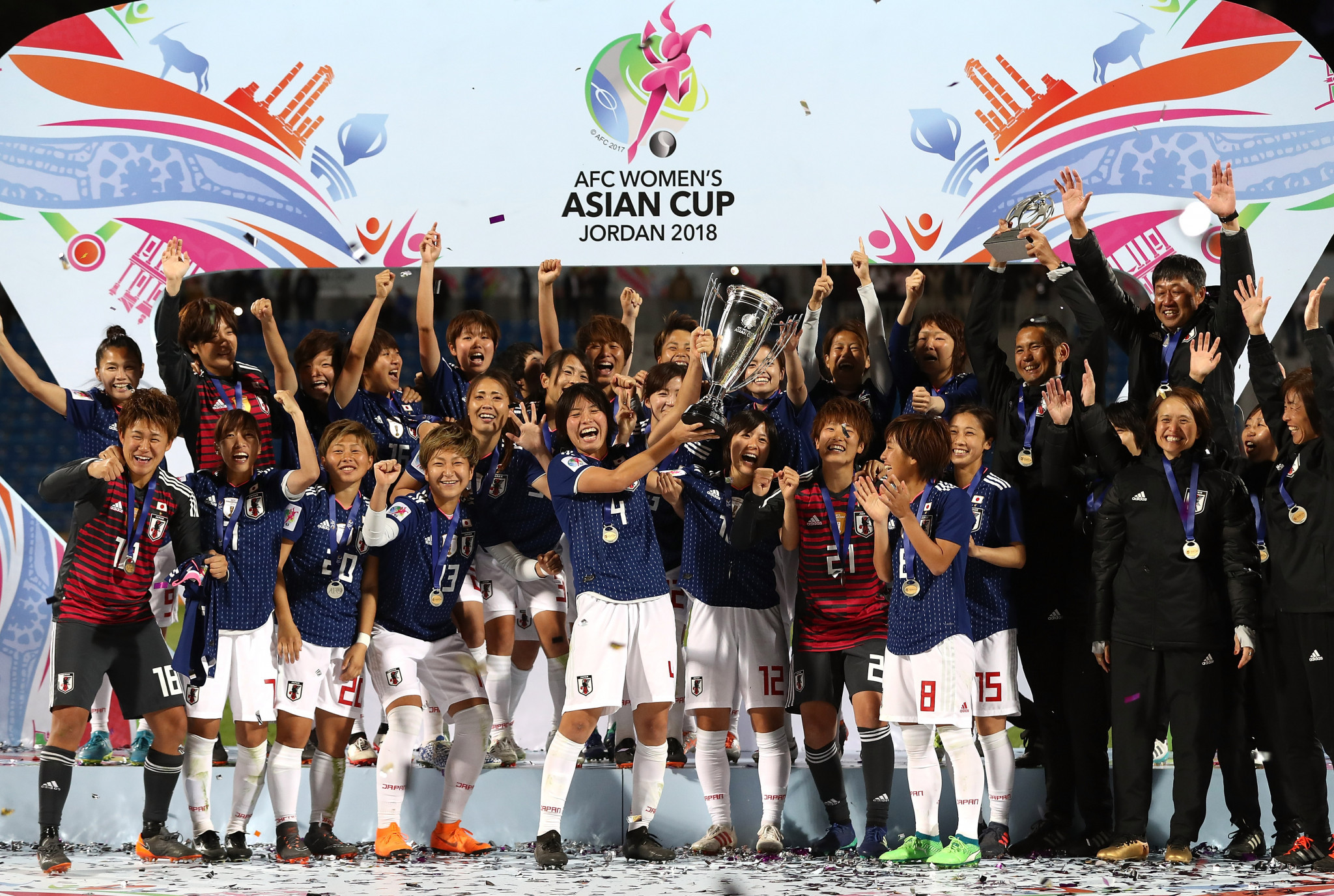 Japan are the reigning champions in the AFC Women's Asian Cup having won in Jordan in 2018 ©Getty Images