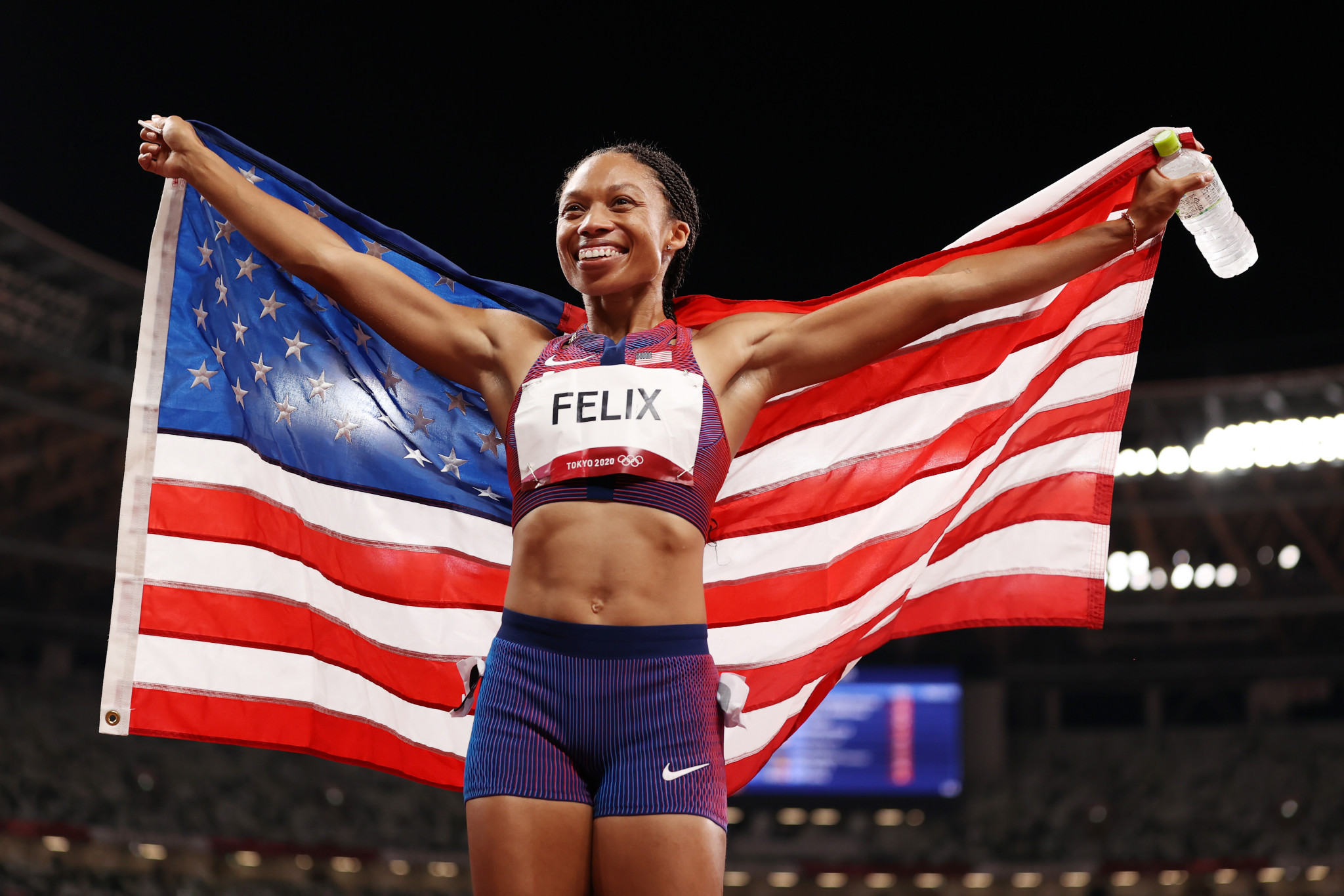 Allyson Felix, who has won seven Olympic golds across four Games, is part of the LA 2028 Athletes' Commission ©Getty Images