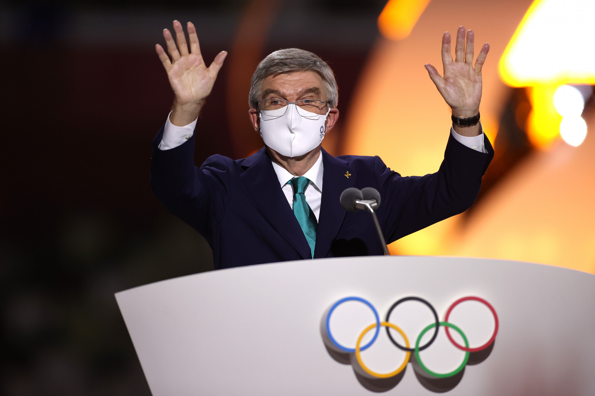 The International Olympic Committee, led by President Thomas Bach, is firmly against a biennial FIFA World Cup fearing it would marginalise other sports ©Getty Images