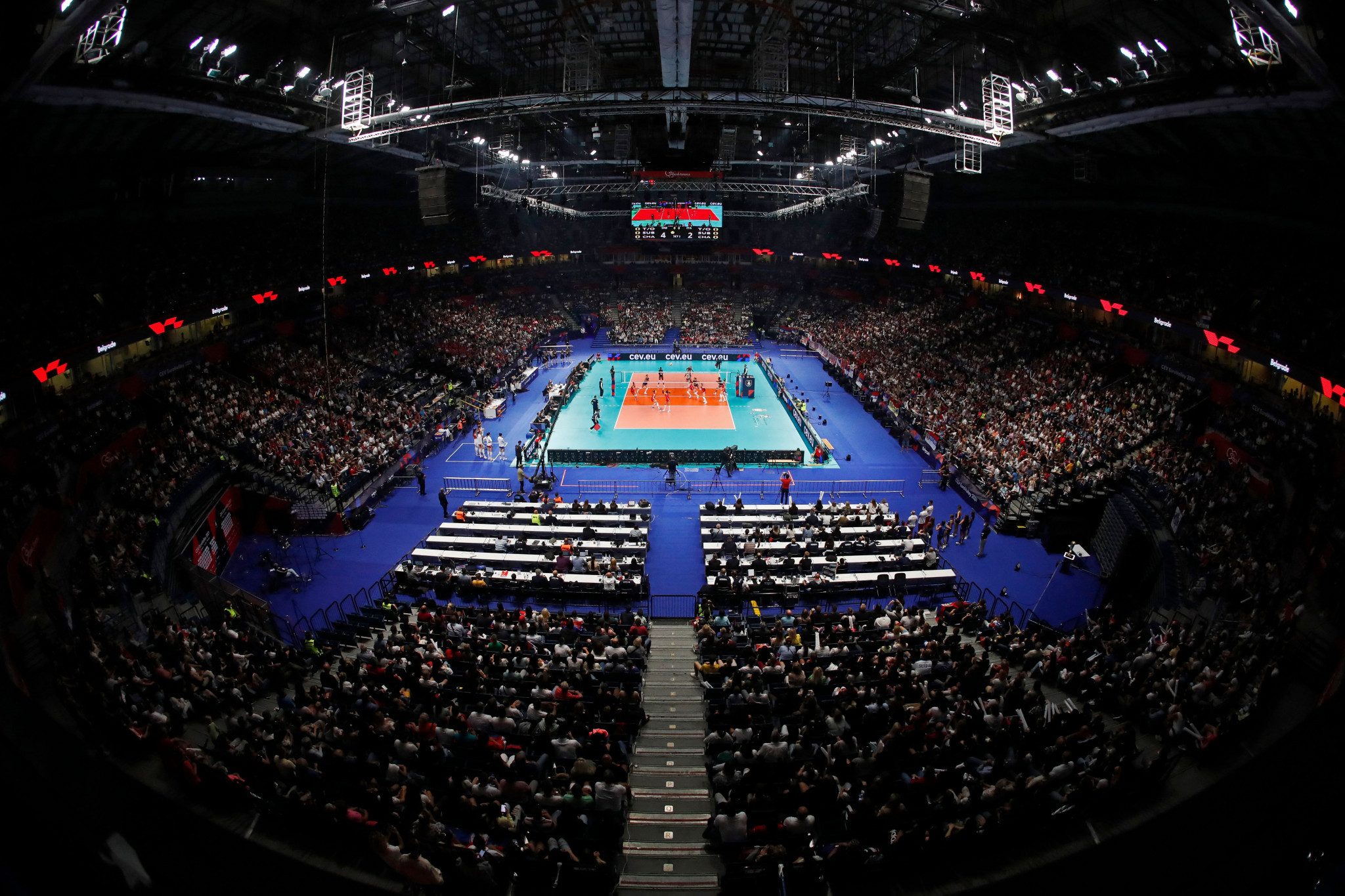 The Belgrade Arena is set to host the AIBA Men's World Boxing Championships ©Getty Images