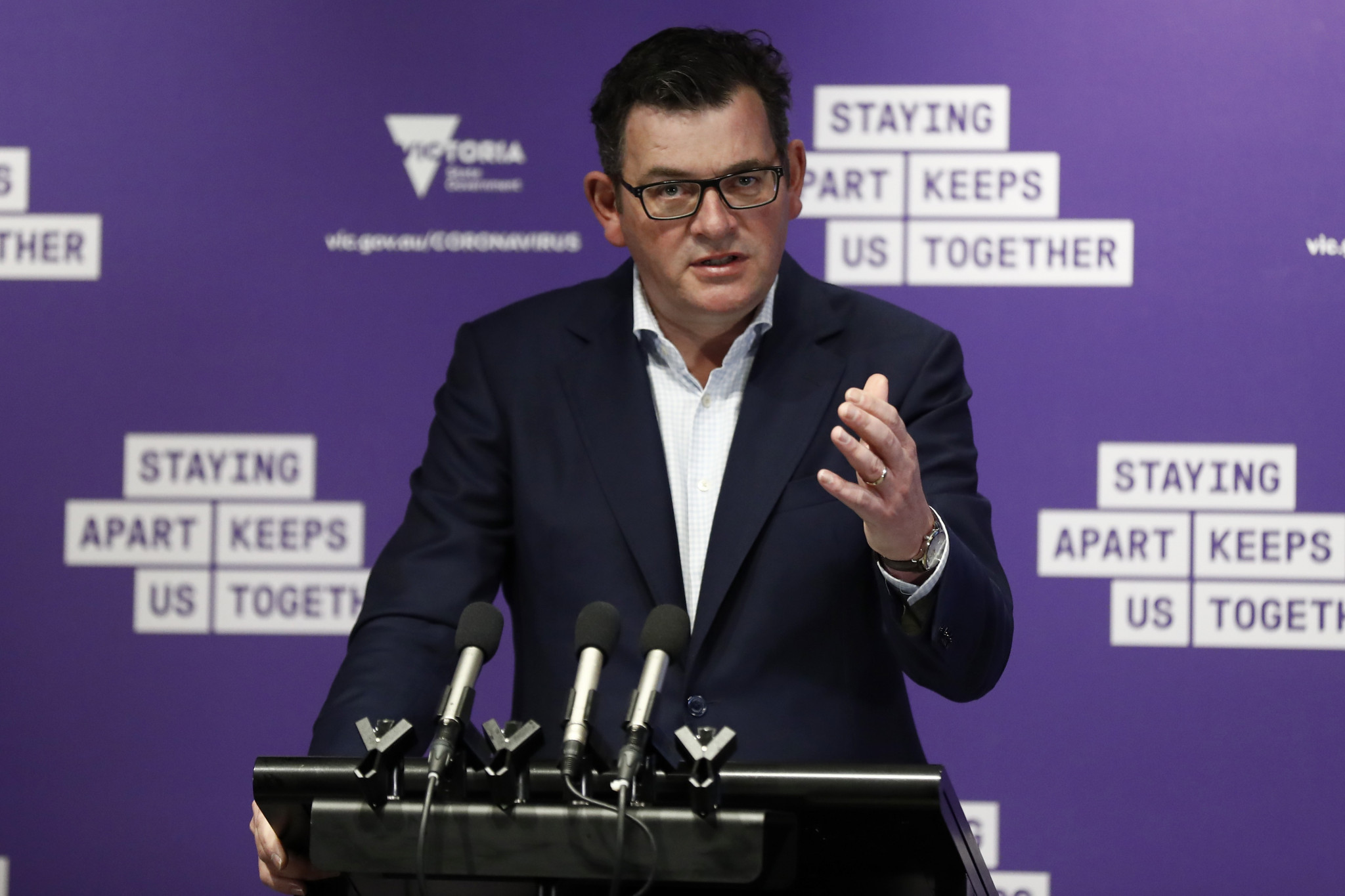 Victoria Premier Daniel Andrews said unvaccinated players could be denied entry into Australia ©Getty Images