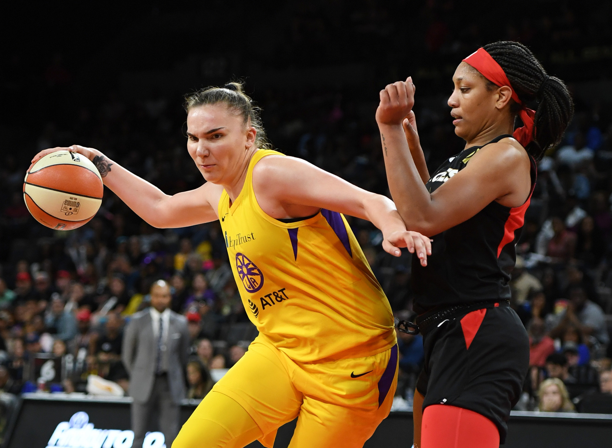 Maria Vadeeva playing in the WNBA for Los Angeles Sparks ©Getty Images