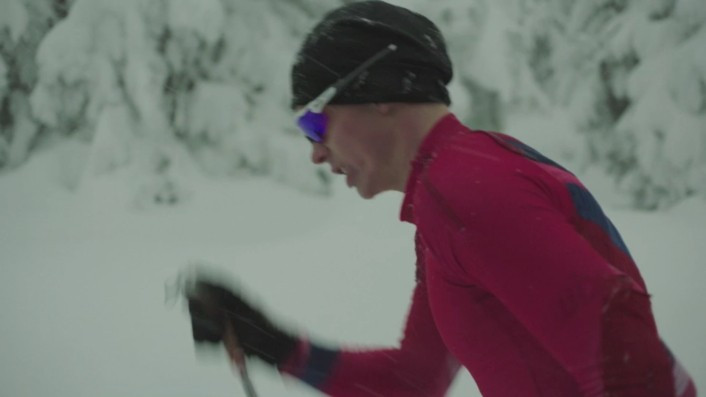 Norwegian cross-country skier Vebjørn Hegdal is among several youngsters featured in Samsung's video produced for the Winter Youth Olympic Games in Lillehammer ©Samsung