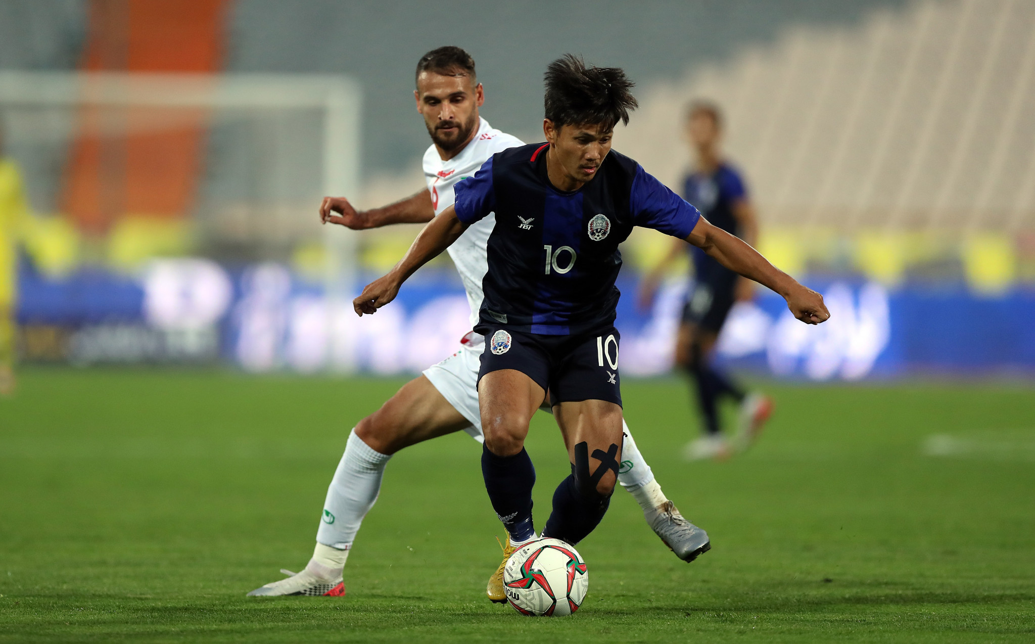 Kouch Sokumpheak plays for Cambodia who were one of the last two teams to secure their places in the final qualifying round for the 2023 AFC Asian Cup ©Getty Images
