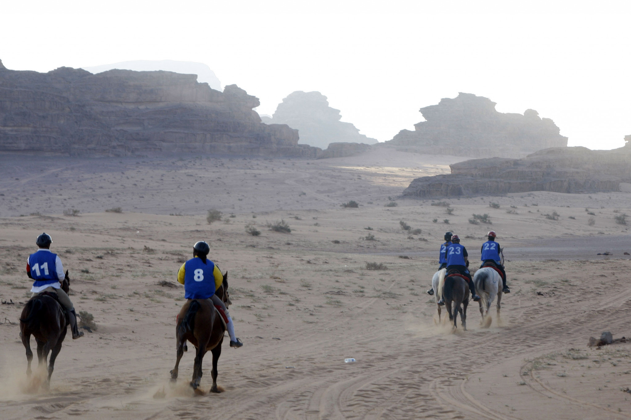 The banned substance was found at an event in Wadi Rum in Jordan ©Getty Images