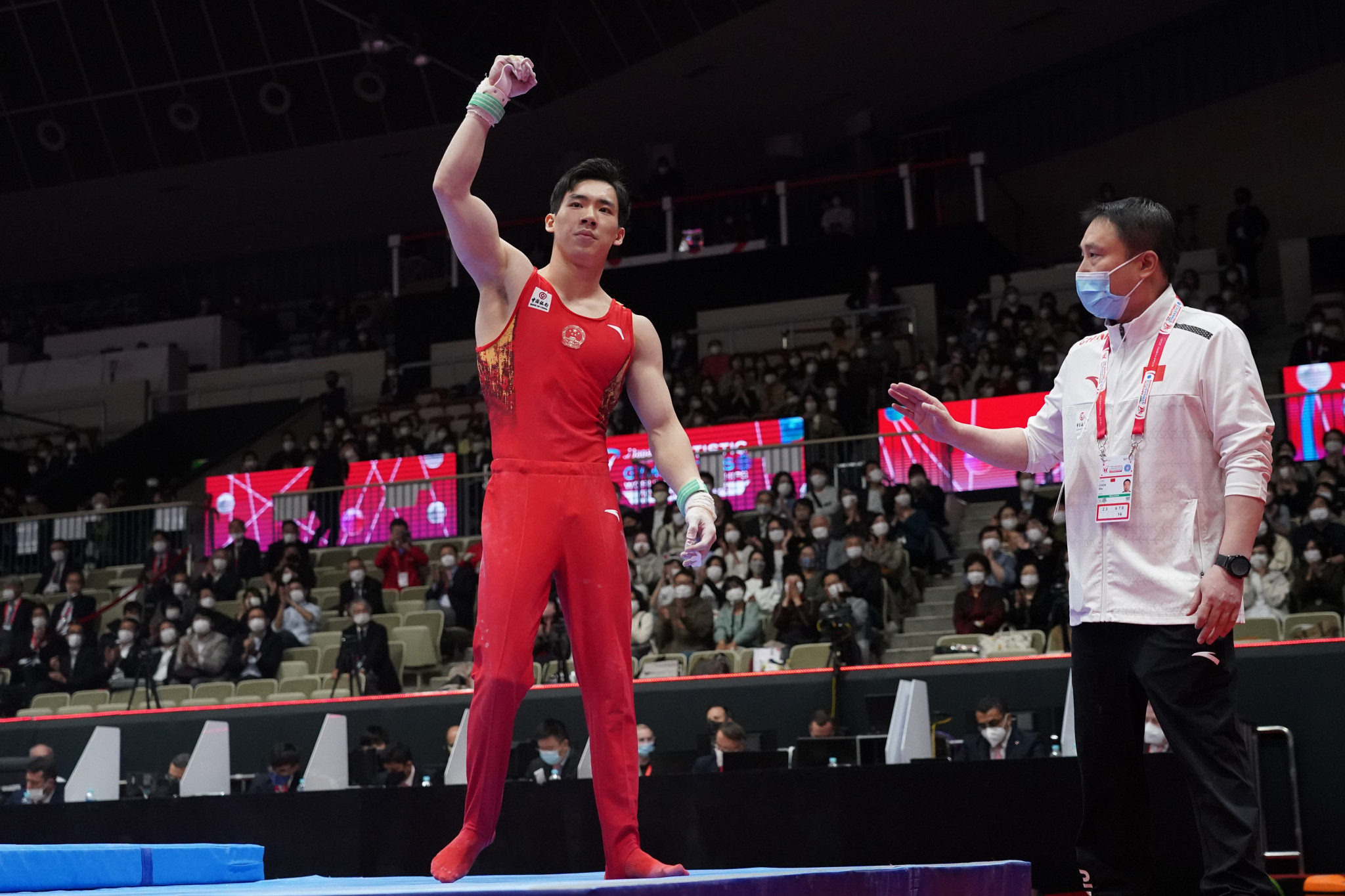 Zhang pips Hashimoto to all-around gold at Artistic Gymnastics World Championships