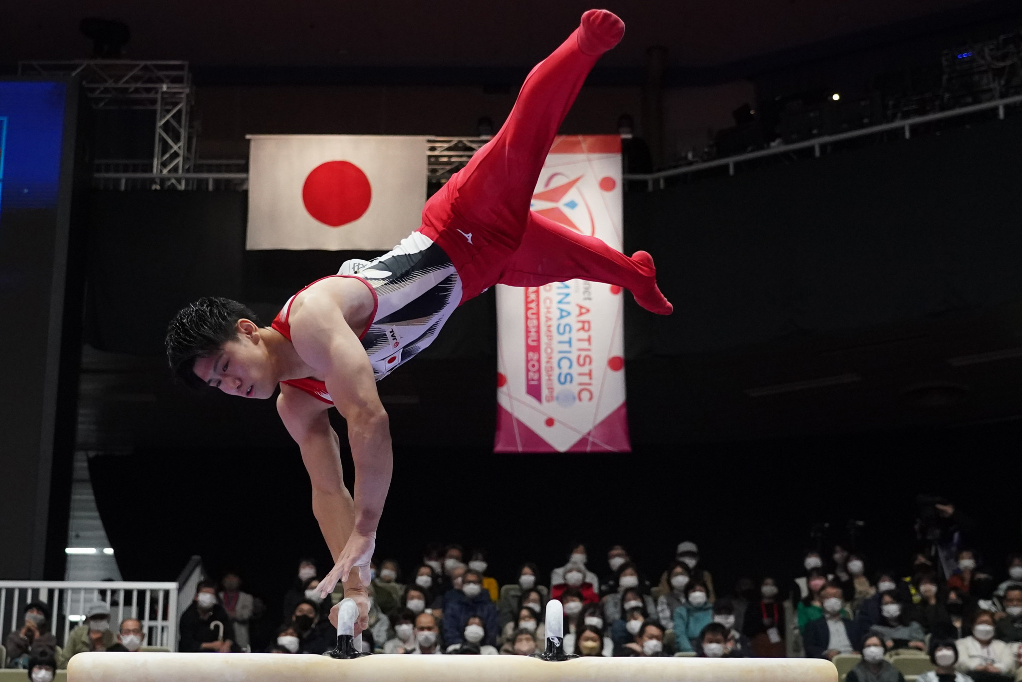Daiki Hashimoto was unable to secure the men's all-around title in front of the Japanese crowd ©Getty Images