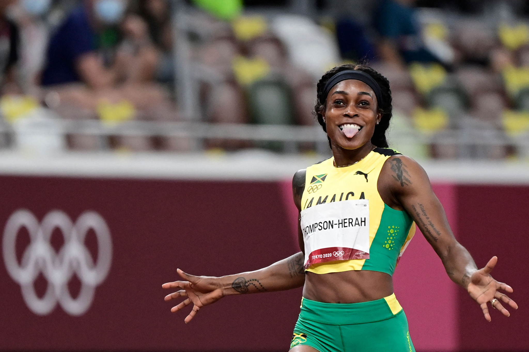 Elaine Thompson-Herah is a favourite for the award after winning three gold medals at Tokyo 2020 ©Getty Images