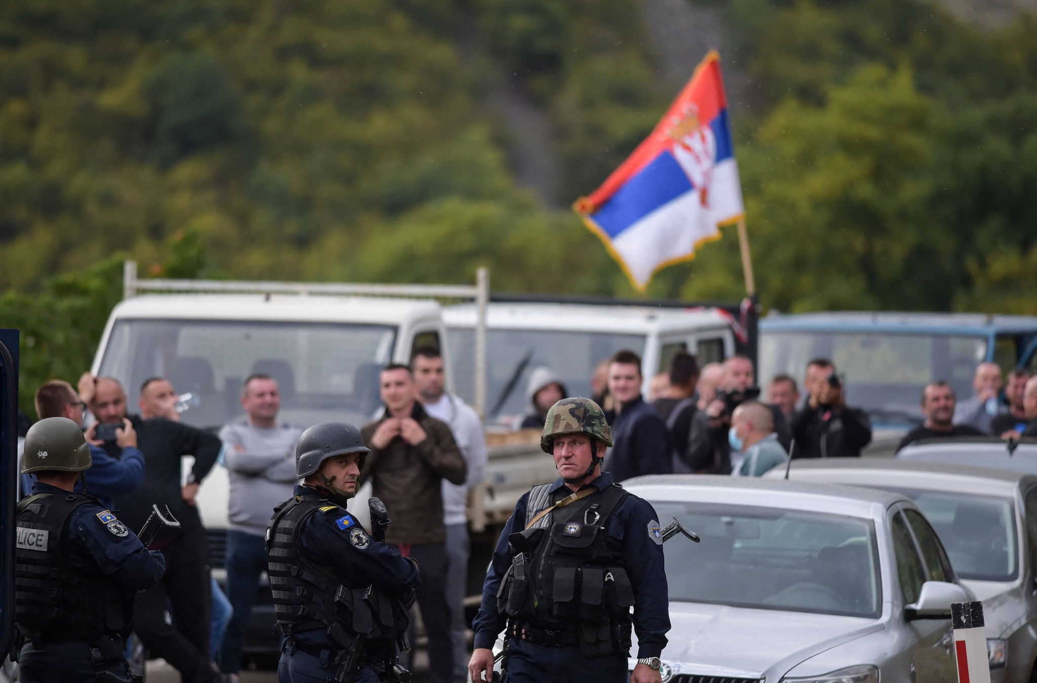A border standoff took place for over a week at one of Kosovo and Serbia's northern border crossings ©Getty Images