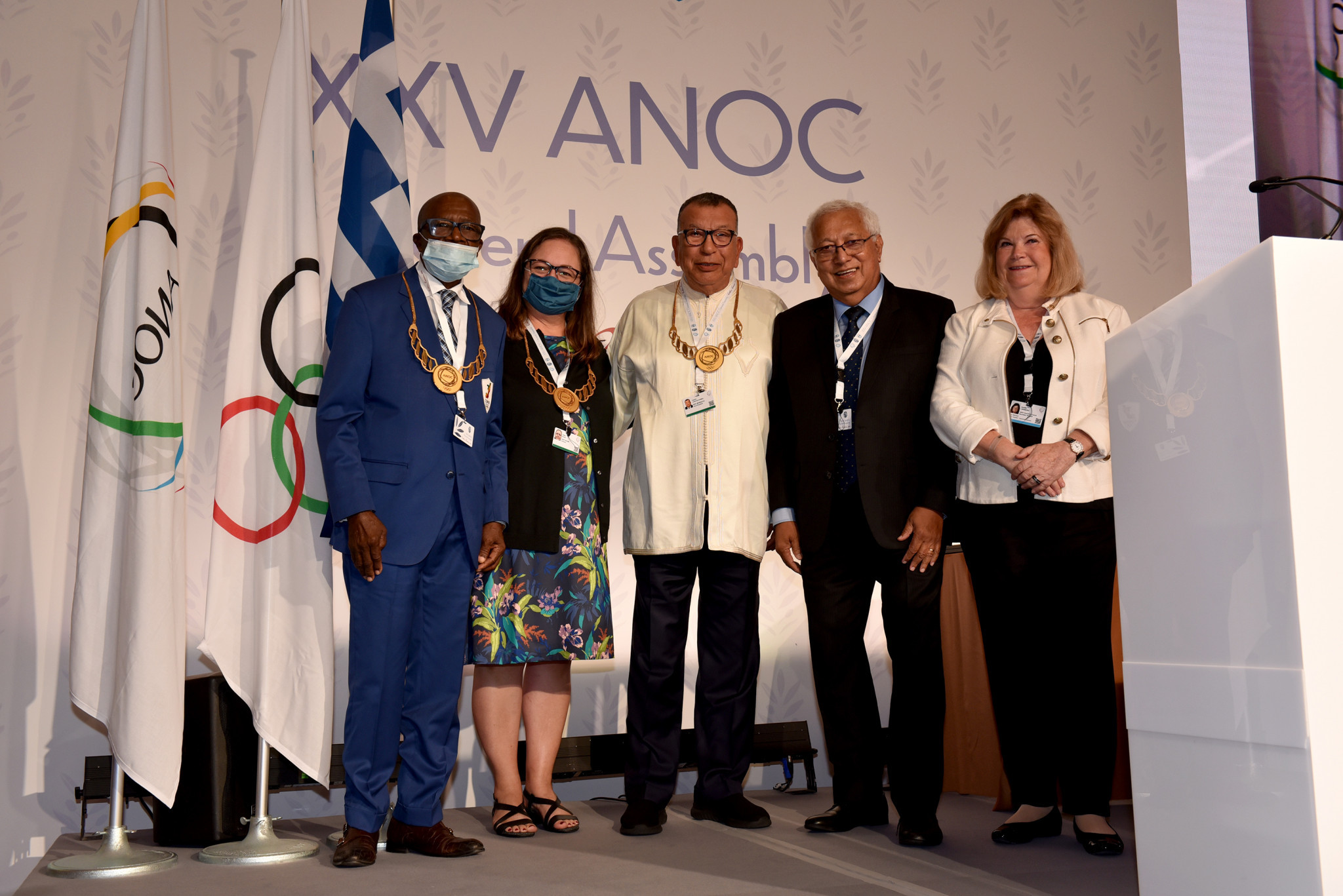 ANOC awarded Orders of Merit to three officials for their contribution to the organisation and the Olympic Movement ©ANOC